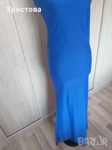 Нова дълга рокля в синьо за повод - 32.00лв., снимка 14 - Рокли - 21610920