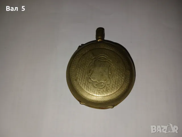 Корпус с капаци с ниело за стар джобен часовник, снимка 2 - Антикварни и старинни предмети - 48471702