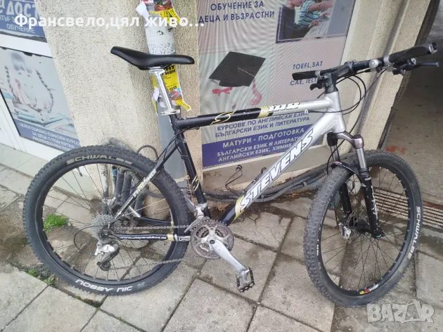 26 цола алуминиев велосипед колело хидравлични спирачки,27 скорости Shimano deore xt , снимка 6 - Велосипеди - 50233307