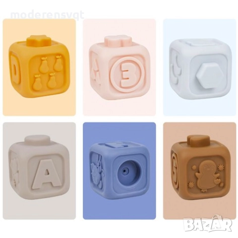 Меки сензорни блокове за деца и бебета, снимка 6 - Други - 52494482