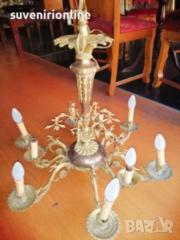 Месингов полилей , снимка 2 - Антикварни и старинни предмети - 38524941