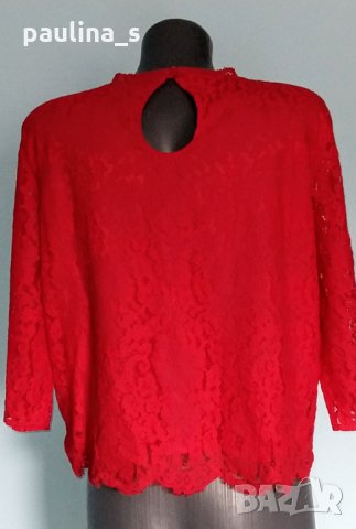 Дантелена блуза "Н&М"® / голям размер, снимка 4 - Блузи с дълъг ръкав и пуловери - 26556148