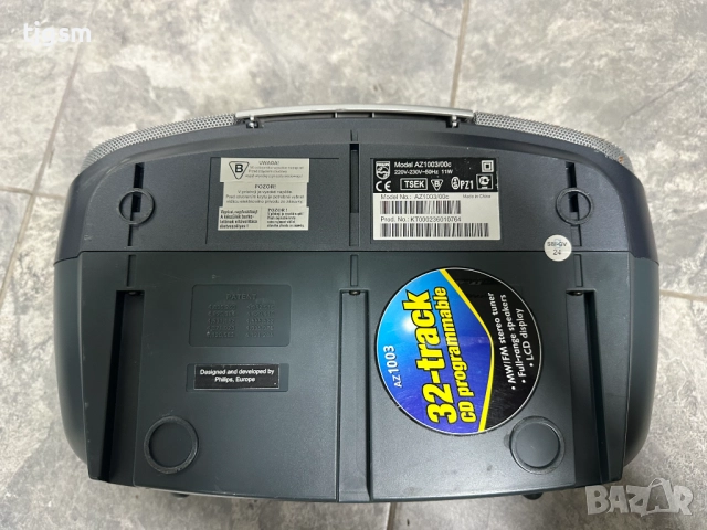 Радиокасетофон Philips AZ1003, снимка 6 - Радиокасетофони, транзистори - 52957733