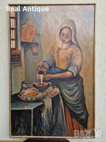 Уникат - Огромна майсторска авторска картина масло върху платно , снимка 3 - Картини - 51657910