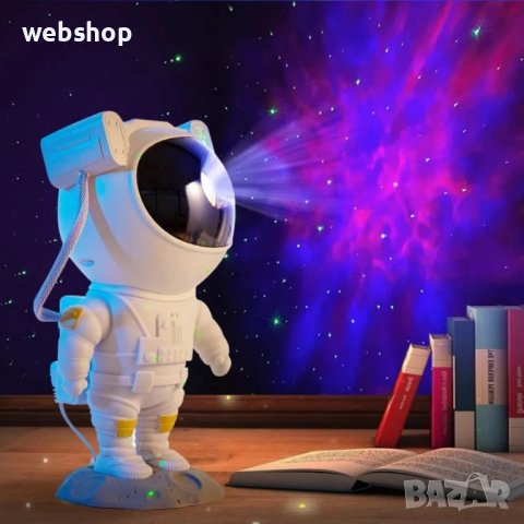 Детска нощна лампа звездно небе проектор Galaxy Star Project Астронавт, снимка 3 - Детски нощни лампи - 43162719