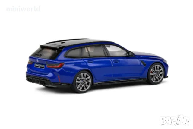 BMW M3 Touring Kombi G81 2023 - мащаб 1:43 на Solido моделът е нов в PVC дисплей-кейс, снимка 4 - Колекции - 49560263