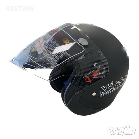 Каска за мотор, PA519, Черен мат