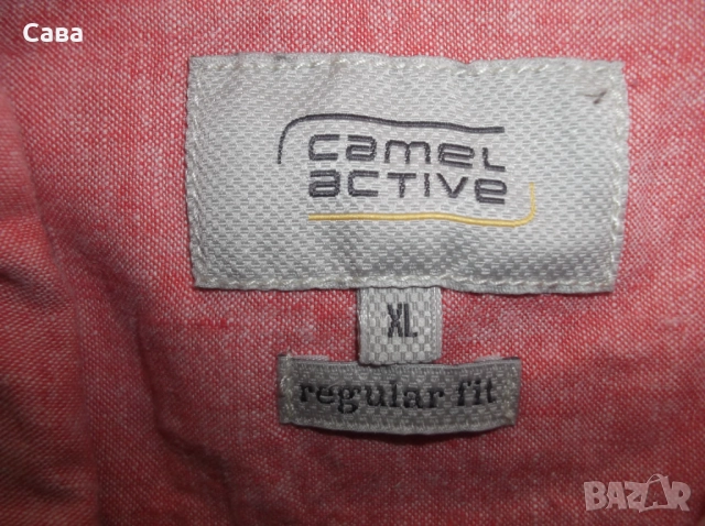 Ризи CAMEL  мъжки,ХЛ  /оранж,розова/, снимка 5 - Ризи - 47221796