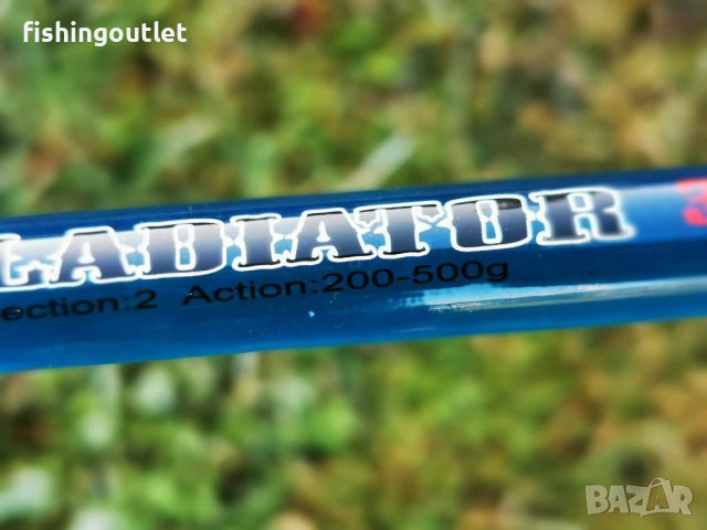 Въдица от плътно фибростъкло с акция до 500гр , 2.70мт и 3.00мт , снимка 2 - Въдици - 43486226