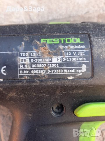 Винтоверт festool., снимка 5 - Винтоверти - 39634015