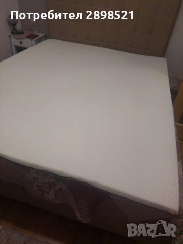 Топ матрак ТЕД 160/200 5см мемори-нов с гаранция, снимка 4 - Матраци - 52554900