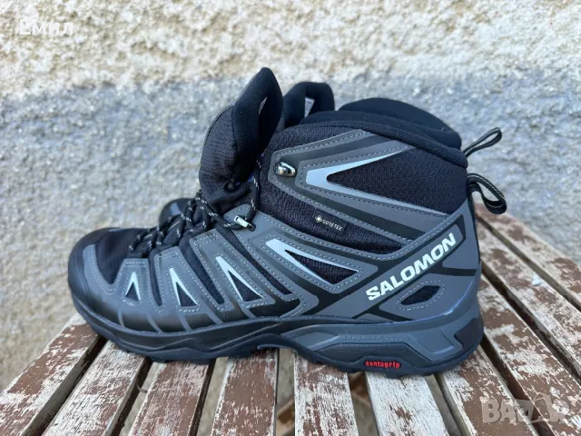 Нови обувки Salomon X Ultra Pioneer Mid Gore-Tex, Рязмер 45.5 см, снимка 6 - Мъжки боти - 47653389