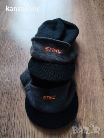 STIHL - мъжки зимни шапки КАТО НОВИ, снимка 2 - Шапки - 53328713