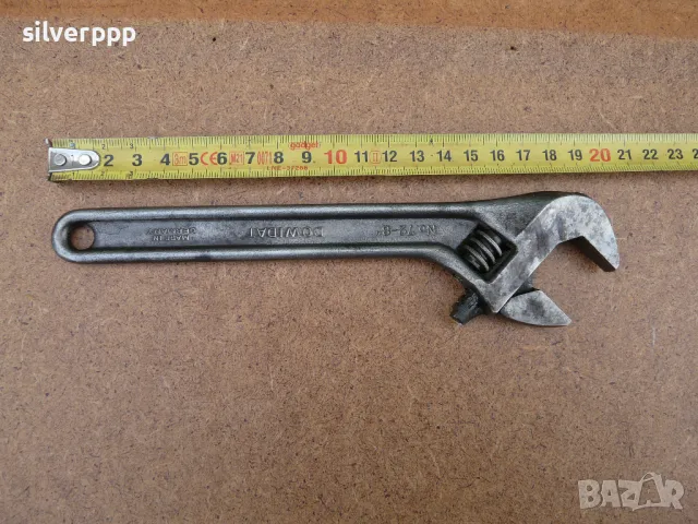  Немски раздвижен ключ - 307 , снимка 2 - Ключове - 49707599