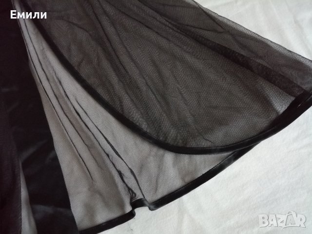Victoria's Secret дамска къса прозрачна нощница в черен цвят р-р XS, снимка 3 - Нощници - 43037908