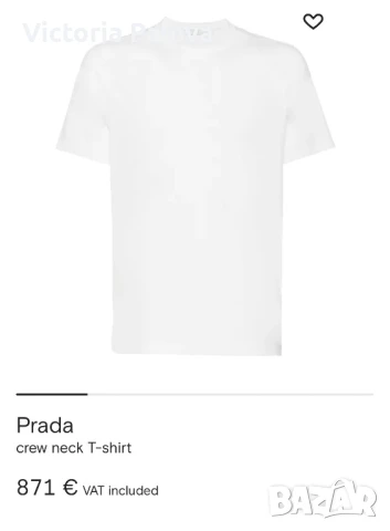  LUXURY Нова тениска PRADA унисекс оригинал, снимка 11 - Тениски - 51243791