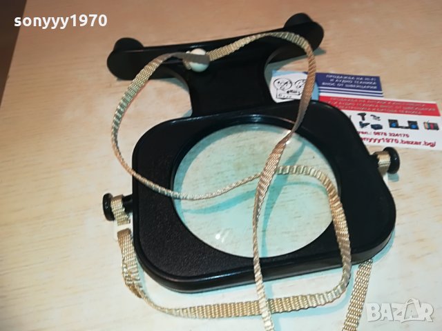 АНТИК-СТАРА ГОЛЯМА ПРОФИ ЛУПА-21Х18Х3СМ, снимка 8 - Колекции - 28861396