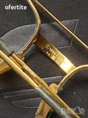 ✅ Cartier 🔝 Vendome Santos 1986, снимка 4 - Слънчеви и диоптрични очила - 41448292