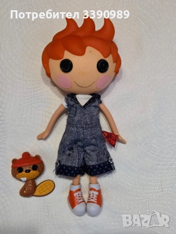 Голяма кукла Лалалупси Момченце с лунички Lalaloopsy 40 лв., снимка 3 - Кукли - 52183605