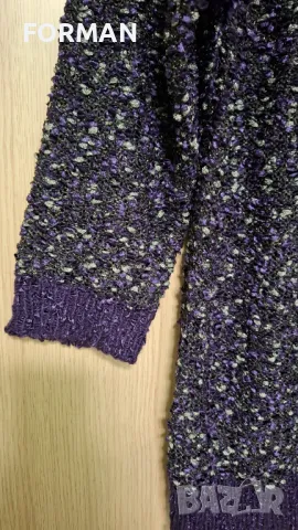 Блуза от рехаво плетиво - лилаво-сребристо букле, снимка 5 - Блузи с дълъг ръкав и пуловери - 49877159