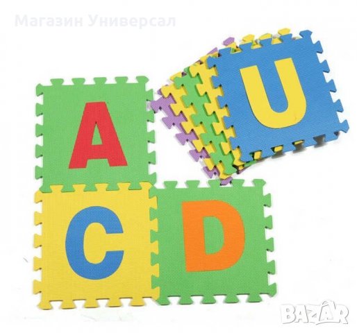Голям детски мек пъзел за под EVA килимче за под, игра, дунапрен, пъзел азбука, подарък за дете, снимка 3 - Други - 27602872