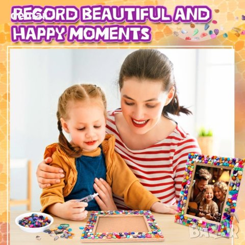 Комплект рамка за снимки с мозайка за деца , снимка 2 - Образователни игри - 42940301