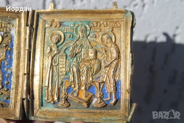 Руска нагръдна икона, снимка 12 - Икони - 50109463