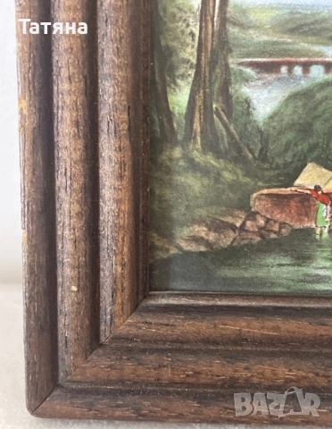 Винтидж керамична плочка, Villeroy & Boch, живопис, снимка 7 - Картини - 53136374