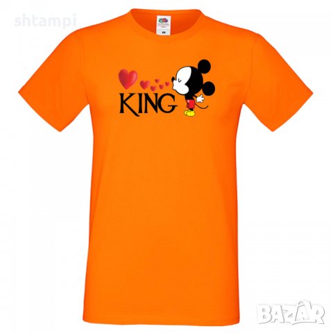 Мъжка тениска Set for Couples Mickey 3 Подарък,Изненада,Рожден ден, снимка 6 - Тениски - 36578949