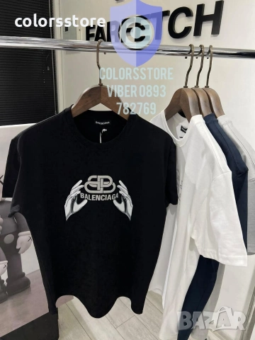 Мъжка Черна тениска Balenciaga/IM17b