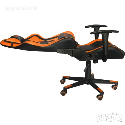 Геймърски стол Marvo CH-106-OR-V2 Оранжево-Черен Ергономичен стол за геймъри, снимка 4 - Други стоки за дома - 40798017