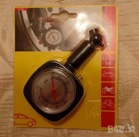 Продавам манометър за гуми