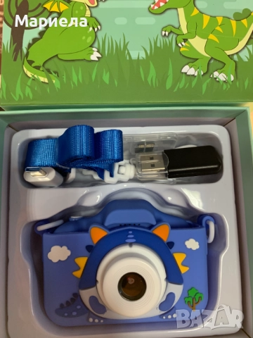 GREENKINDER Детска камера 2.0” екран с двоен обектив 64BG / Вградени игри, снимка 4 - Други - 52051427