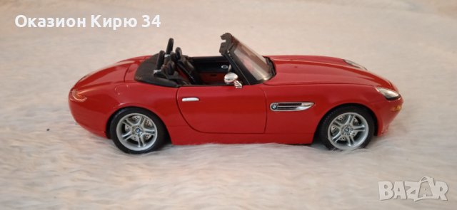 BMW Z8 1:18 BURAGO , снимка 5 - Колекции - 37304281