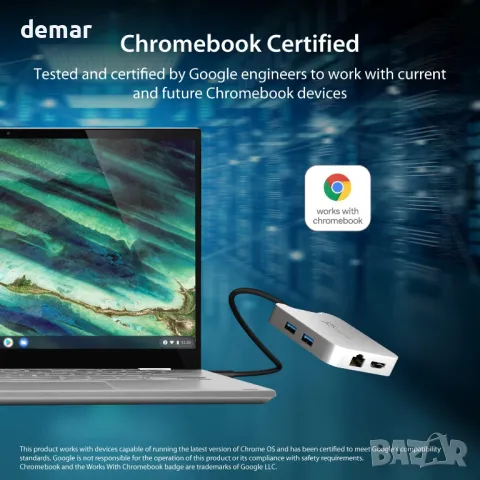 j5create USB C хъб за MacBook, ChromeBook, XPS, Surface Pro (JCD391), снимка 2 - Друга електроника - 48210399