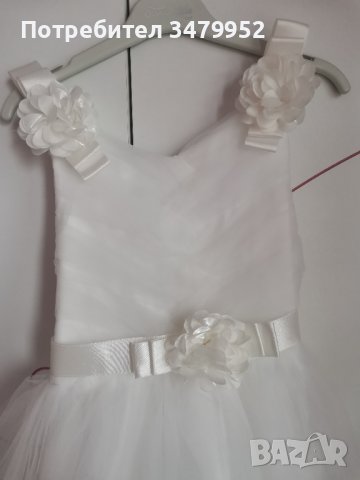 Детска сватбена рокля , снимка 2 - Сватбени рокли - 43850336