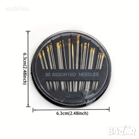 Комплект от 30 броя асортирани игли за ръчно шиене, снимка 2 - Други - 51694108
