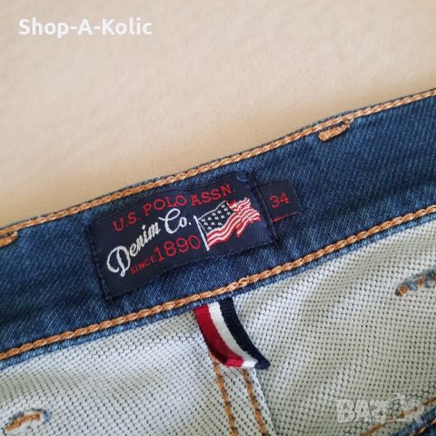 Original Vintage U.S. Polo Assn. Denim Co. Since 1890 Denim Shorts, снимка 4 - Къси панталони - 38180150