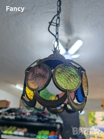 Винтидж чугунена лампа , снимка 9 - Антикварни и старинни предмети - 51186310