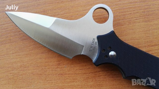 Сгъваем нож Spyderco Jot Singh Khalsa, снимка 4 - Ножове - 36753167