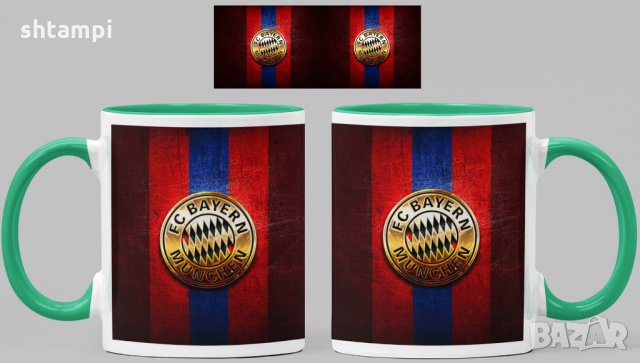 Чаша Байерн Мюнхен Bayern Munich Керамична, снимка 3 - Фен артикули - 34783661