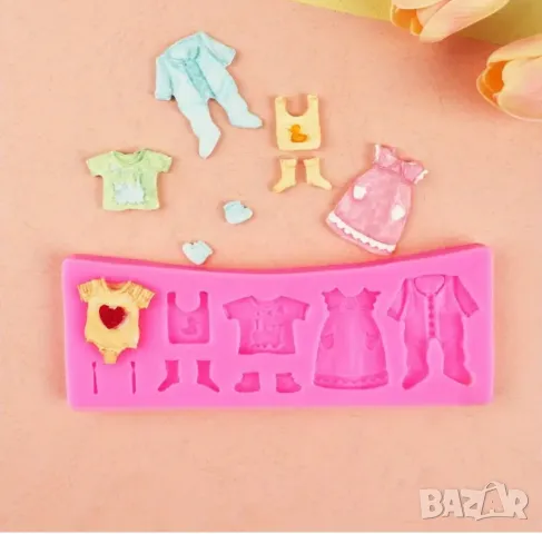 Молд бебешки неща, за пана и фондан , снимка 3 - Форми - 49497149