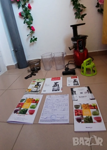 Сокоизтисквачка за мелене на плодове зеленчуци и листни, модел Kuvings модел 950 SC. , снимка 9 - Сокоизстисквачки и цитрус преси - 51734981