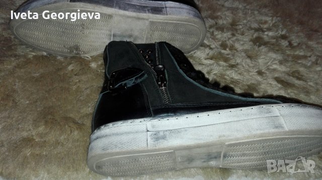 Дамски кецове естествен велур , снимка 3 - Кецове - 43502155