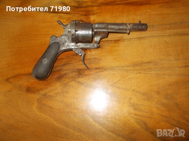 Щифтов револвер, снимка 1 - Антикварни и старинни предмети - 43006957