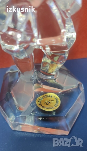 Антикварен кристален Пинокио от BAVARIA, снимка 2 - Колекции - 52482690