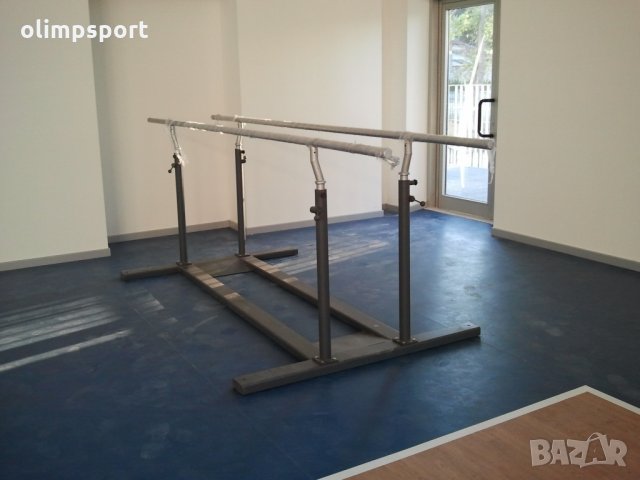 Мъжка успоредка – гимнастически уред за тренировка. Регилируема височина на брустовете – от 1170 мм 