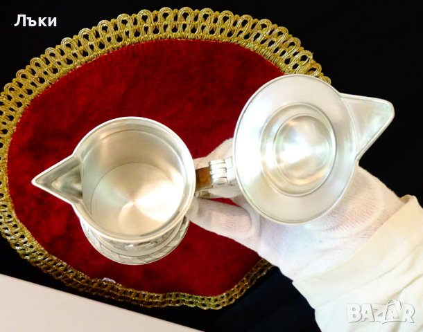 Ловна халба,кана от калай с картини. , снимка 7 - Антикварни и старинни предмети - 37054381