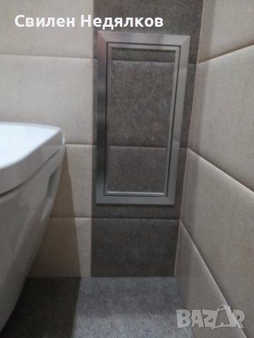 Алуминиева ревизионна вратичка за баня, снимка 17 - Душ кабини и вани - 39853592