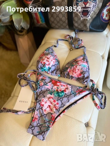 Бански бикини Гучи*Gucci technical bloom, снимка 9 - Бански костюми - 50946244